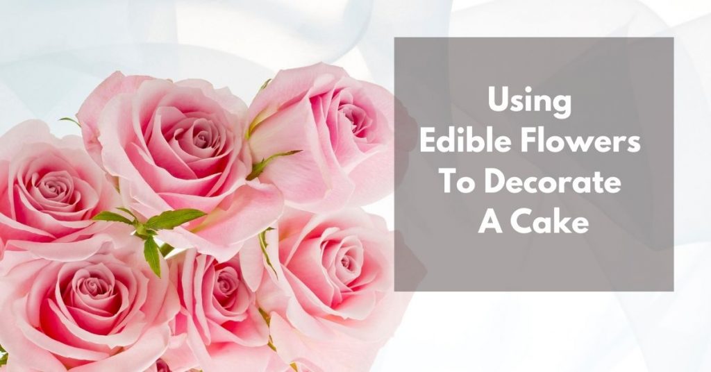 How To Use Edible Flowers for Cake Decorating - How to Ice a Cake