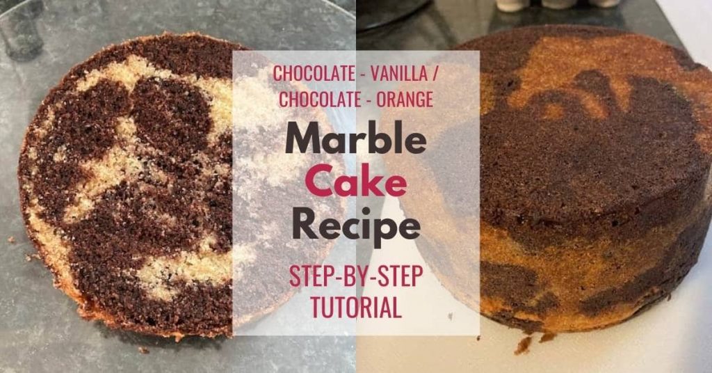 chocolate vanilla or chocolate orange marble cake recipe
